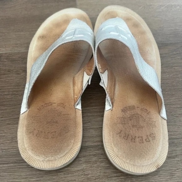 Sperry Topsider Leather Seaport Thong Sandals - US 6.5 / UK 3.5 / EU 36 - Picture 3 of 7